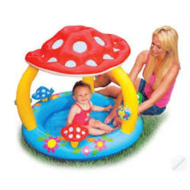 בריכה מתנפחת בצורת פטרייה