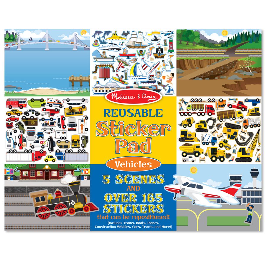 חוברת מדבקות כלי רכב