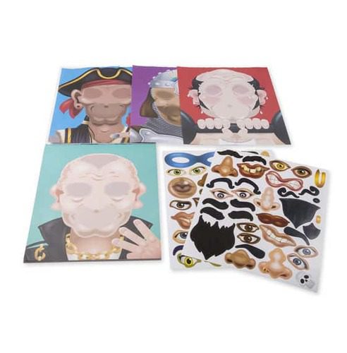 חוברת מדבקות פרצופים מצחיקים