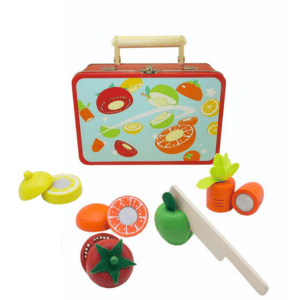 משחק חיתוך פירות וירקות מעץ לפעוטות