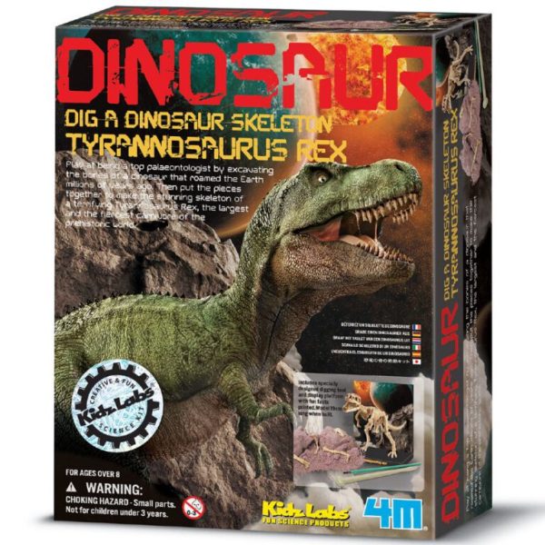 חפירת שלד דינוזאור