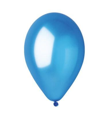 בלון כחול מטאלי