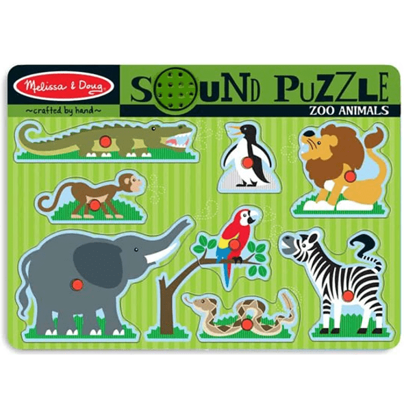 פאזל צלילים גן חיות