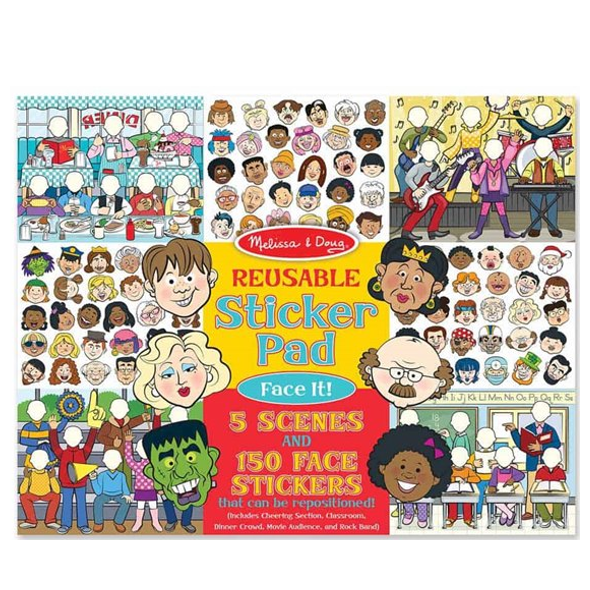 חוברת מדבקות - פרצופונים