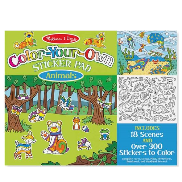 חוברת מדבקות- חיות