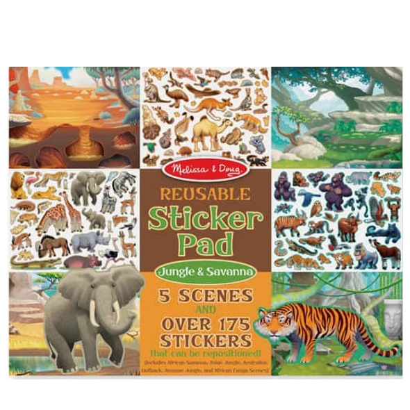 חוברת מדבקות - ג'ונגל