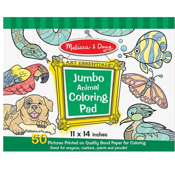 חוברת צביעה גדולה - חיות