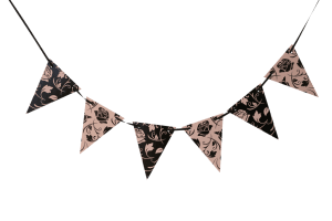 שחור ורוד תחרה