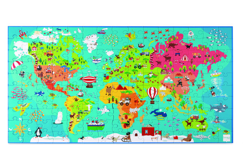 פאזל מפת עולם