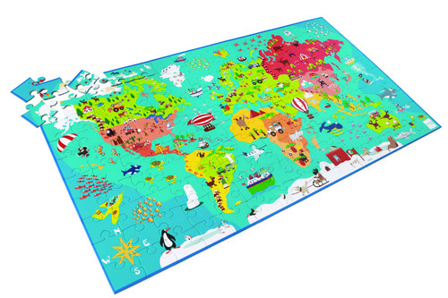 פאזל מפת העולם