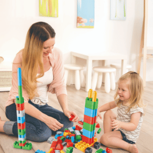 ערכת בנייה ומשחק 128 חלקים מפלסטיק ממוחזר