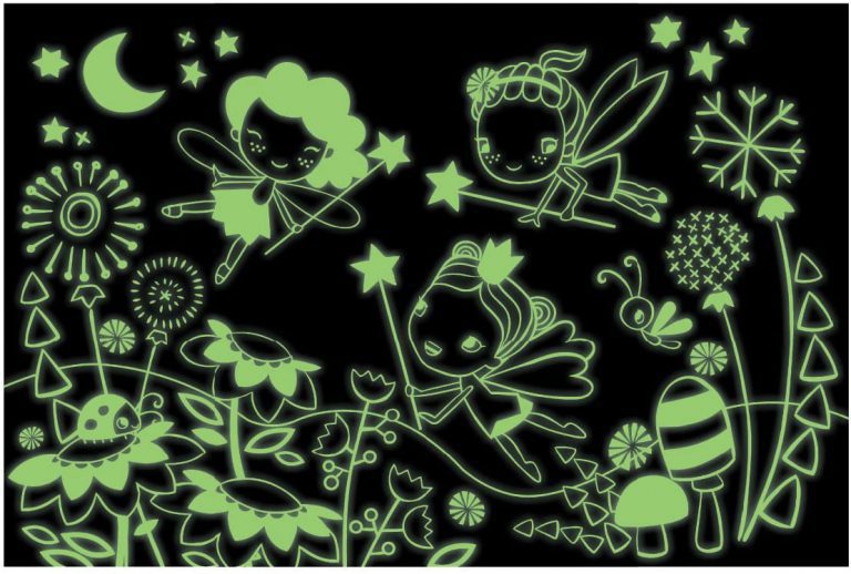 פאזל זהר בחושך - פיות