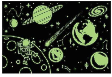 פאזל זהר בחושך - חלל