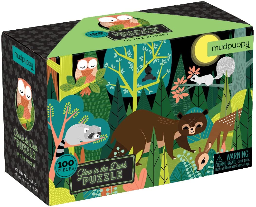 פאזל זוהר בחושך - יער