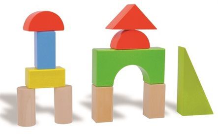 קוביות עץ והליכון