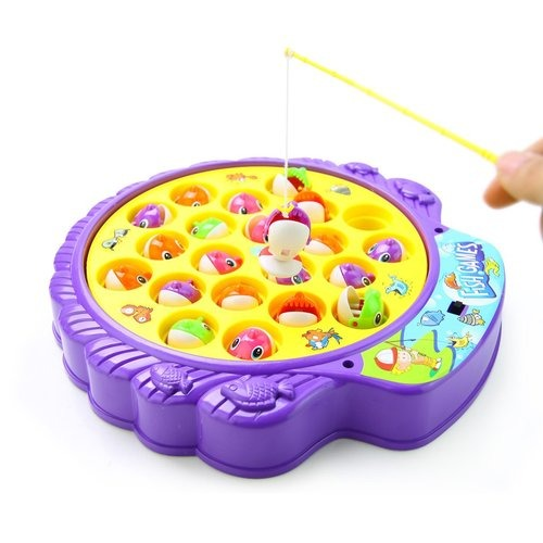 משחק דגים עם חכה