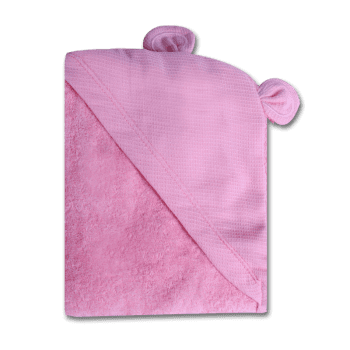 קפוצ'ון מגבת ורודה