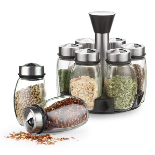 סט 6 צנצנות לתבלינים