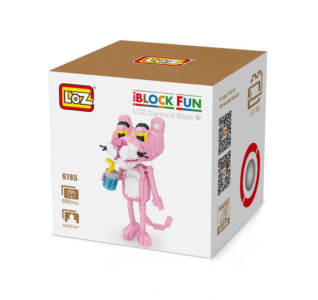 LOZ PINK PANTHER לוז הפנתר הורוד