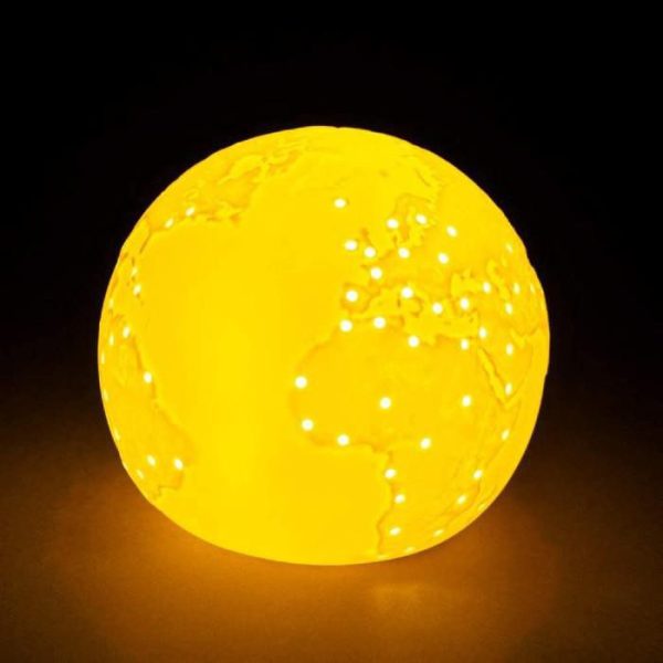 מנורת כדור הארץ לצביעה