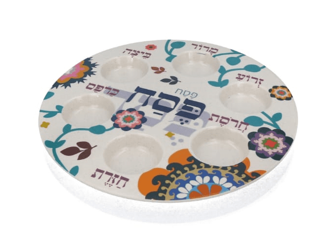 קערת סדר - פרחים