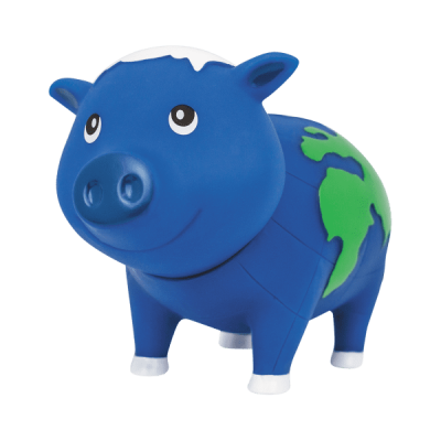 קופת חזיר מפת העולם