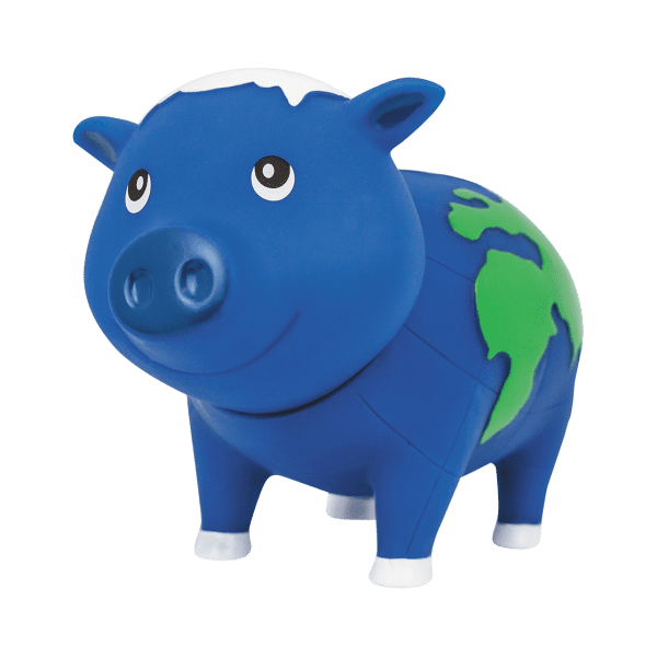 קופת חזיר מפת העולם