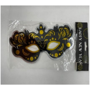 מסיכת עיניים שחור זהב