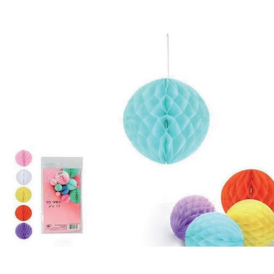 כדור נייר נפתח לתלייה וקישוט