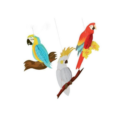 3 ציפורי נייר לתלייה