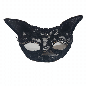 מסכת תחרה חתול