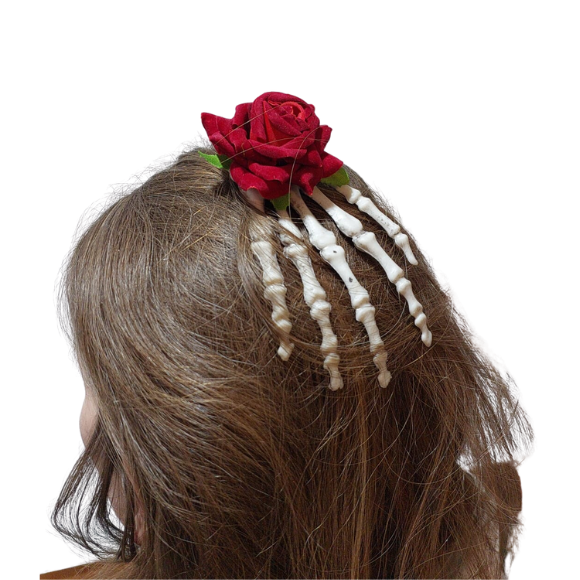 סיכה לשיער לתחפושת שלד