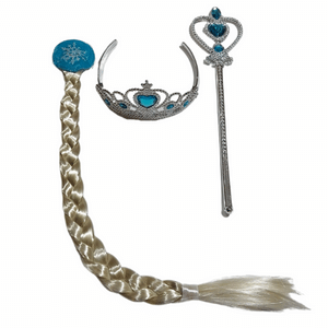 סט לתחפושת נסיכת הקרח