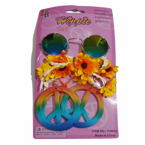 סט היפי צבעוני