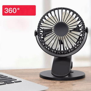 מאוורר שולחני נייד נטען ניתן לסיבוב 360 מעלות