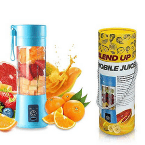 בליינדר קטן נטען בצבע תכלת עם קופסת מתנה