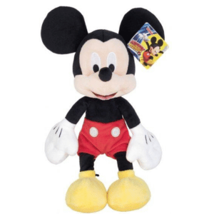 בובת מיקי מאוס, במכנסיים אדומים עם כפתורים לבנים, נעליים צהובות, מיקי מאוס קלאסי