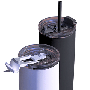 תקריב על מכסה פטנט לשתיה קרה וחמה של חברת ASOBU לכוס התרמיתש