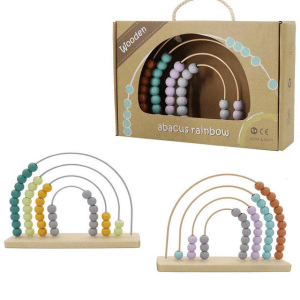 חשבונית קשת עשוית עץ לילדים