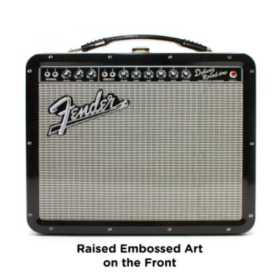 קופסת אוכל, מזוודה מפח, מעוצב כמגבר פנדר