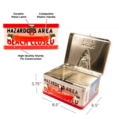 מזוודה דקורטיבית מלתעות. מצב פתוח וסגור