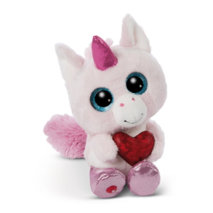 בובת חד קרן ורוד מחזיק לב NICI