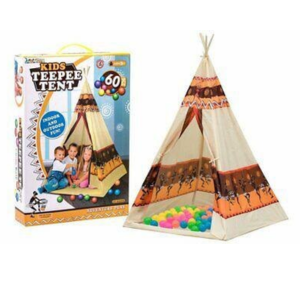 אוהל כדורים טיפי אינדיאני עם 60 כדורים