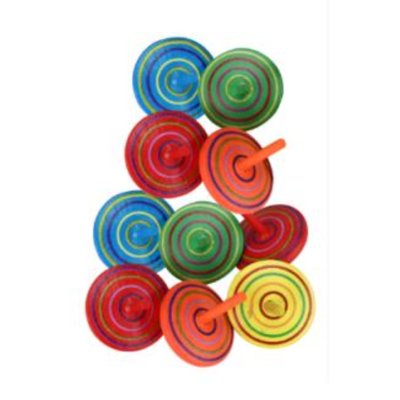 סביבון עץ עגול