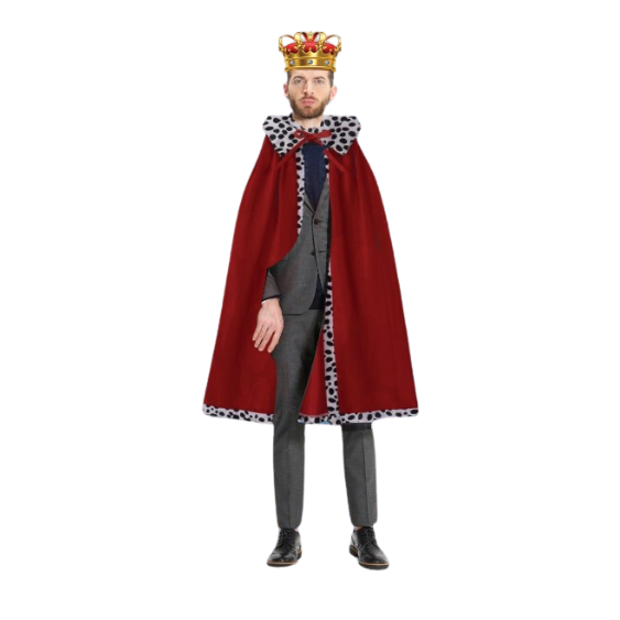 גלימה לתחפושת מלך