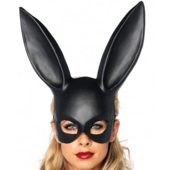 מסיכה לתחפושת לארנבת שחורה