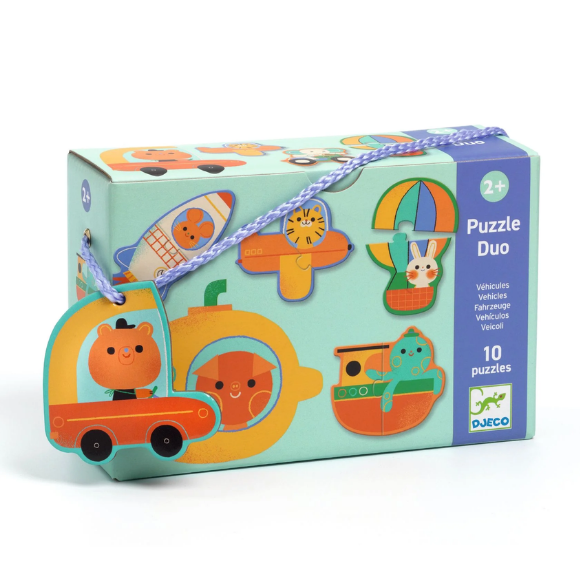 פאזל דואו כלי תחבורה של DJECO