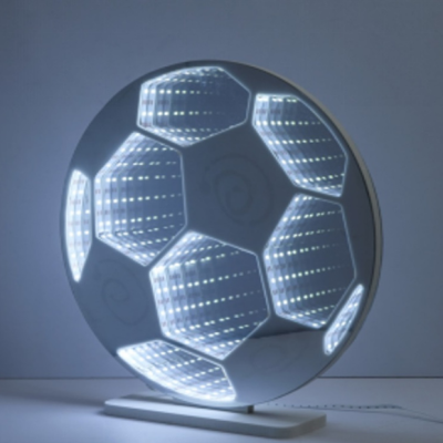 מנורת לד כדורגל עם אפקט אינסוף