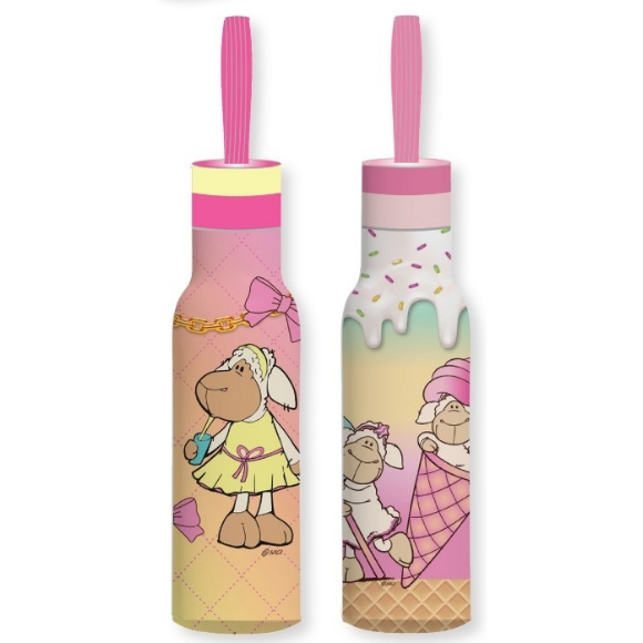 בקבוק נירוסטה בעיצוב גלידה