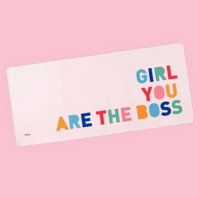 משטח עבודה למחשב girl you are the boss